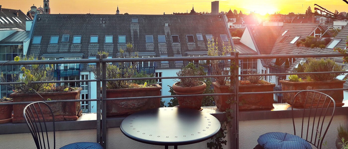 двухэтажная квартира München Sendling 01 вид из окна 10582