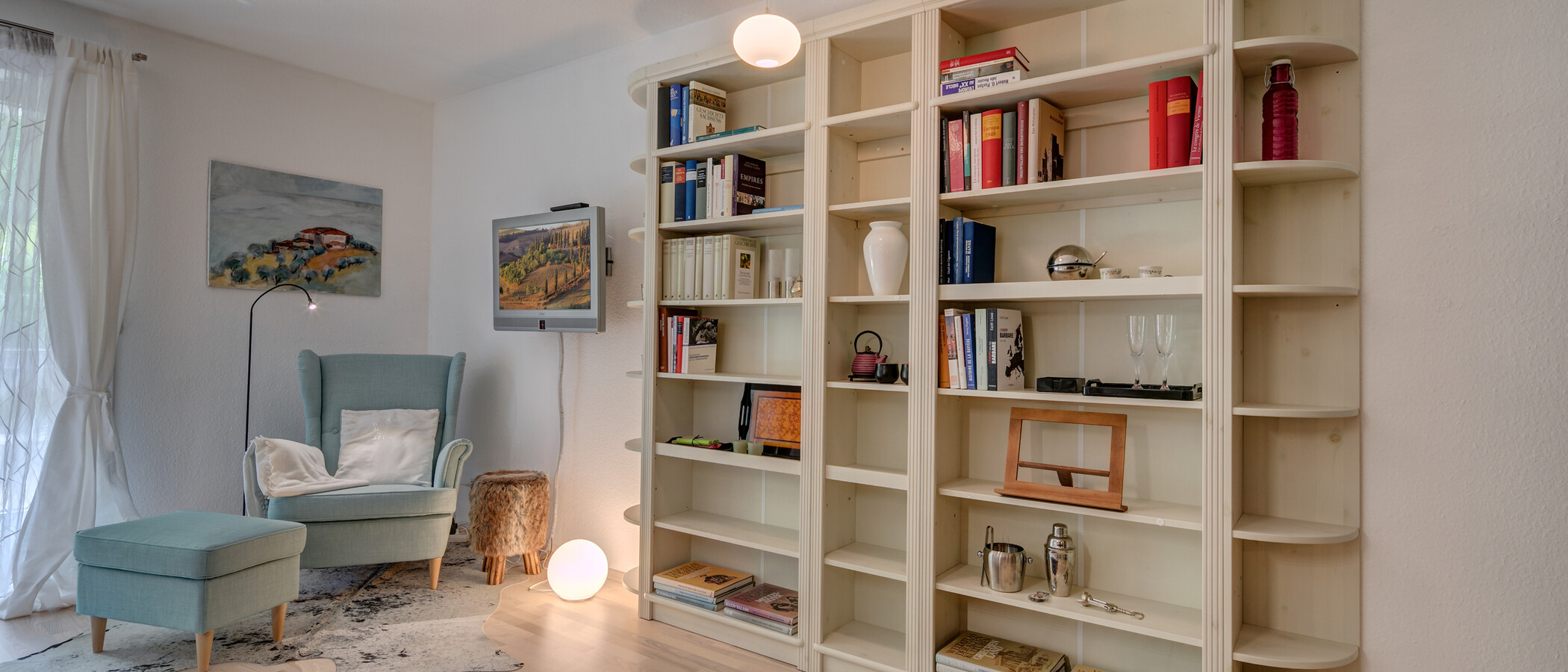 квартира München Schwabing-Georgenschwaige 05 гостиная 10584