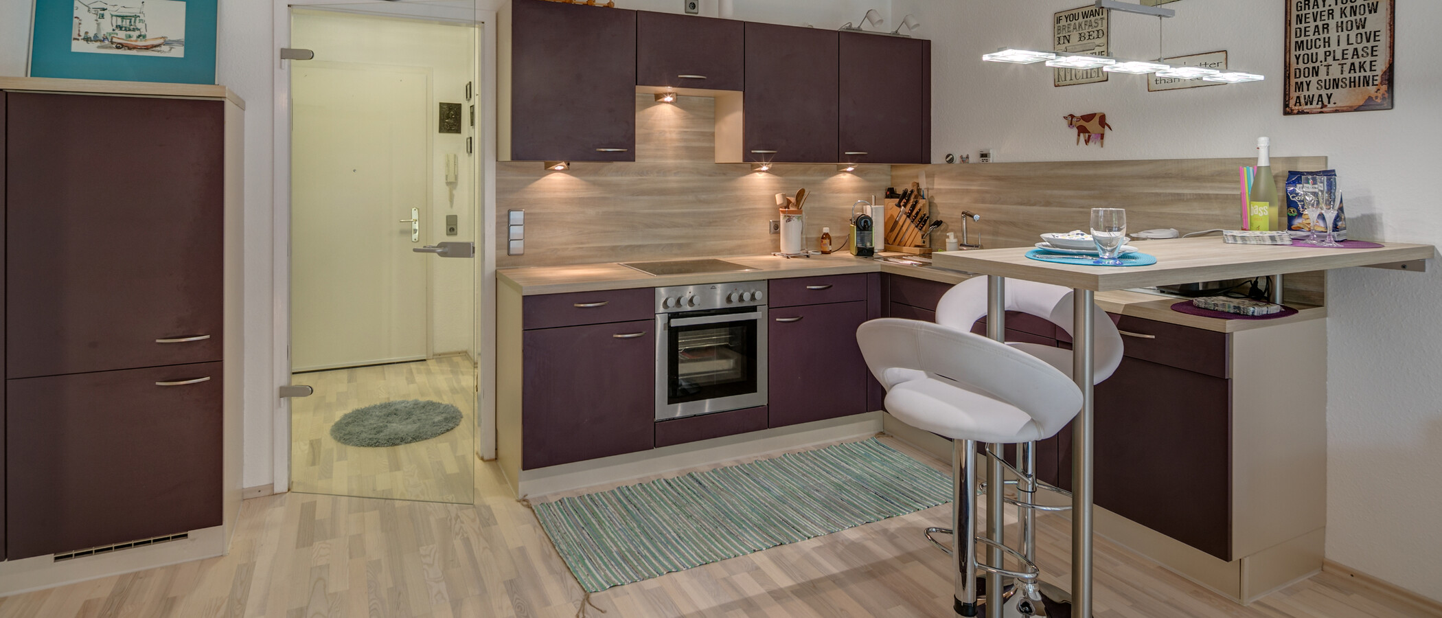 квартира München Schwabing-Georgenschwaige 02 кухня 10584