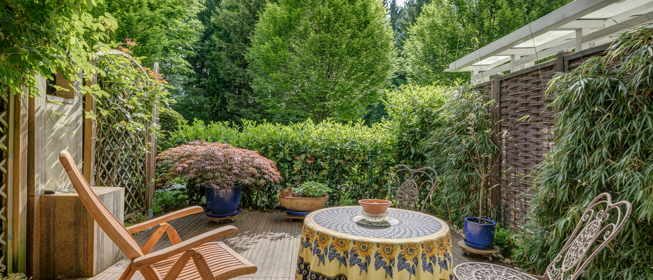 квартира München Schwabing-Georgenschwaige 01 терраса 10584