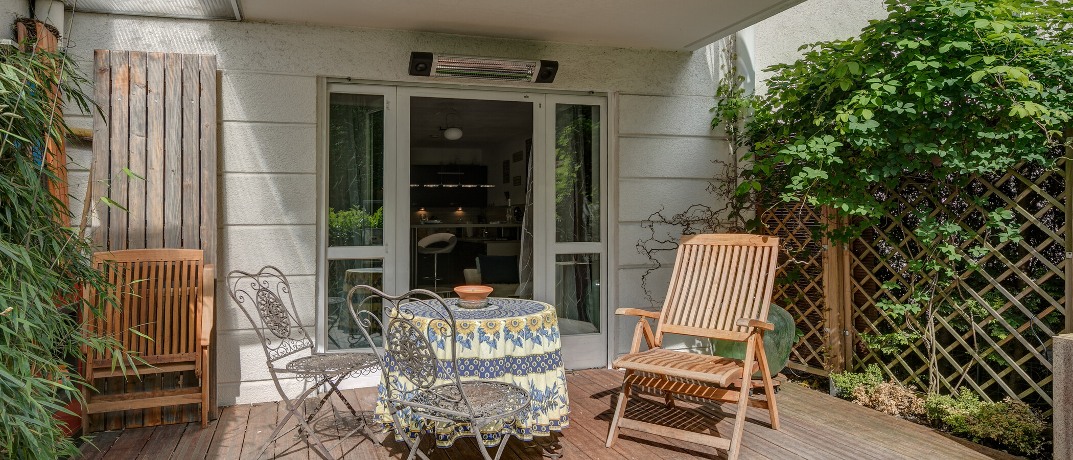 квартира München Schwabing-Georgenschwaige 03 терраса 10584