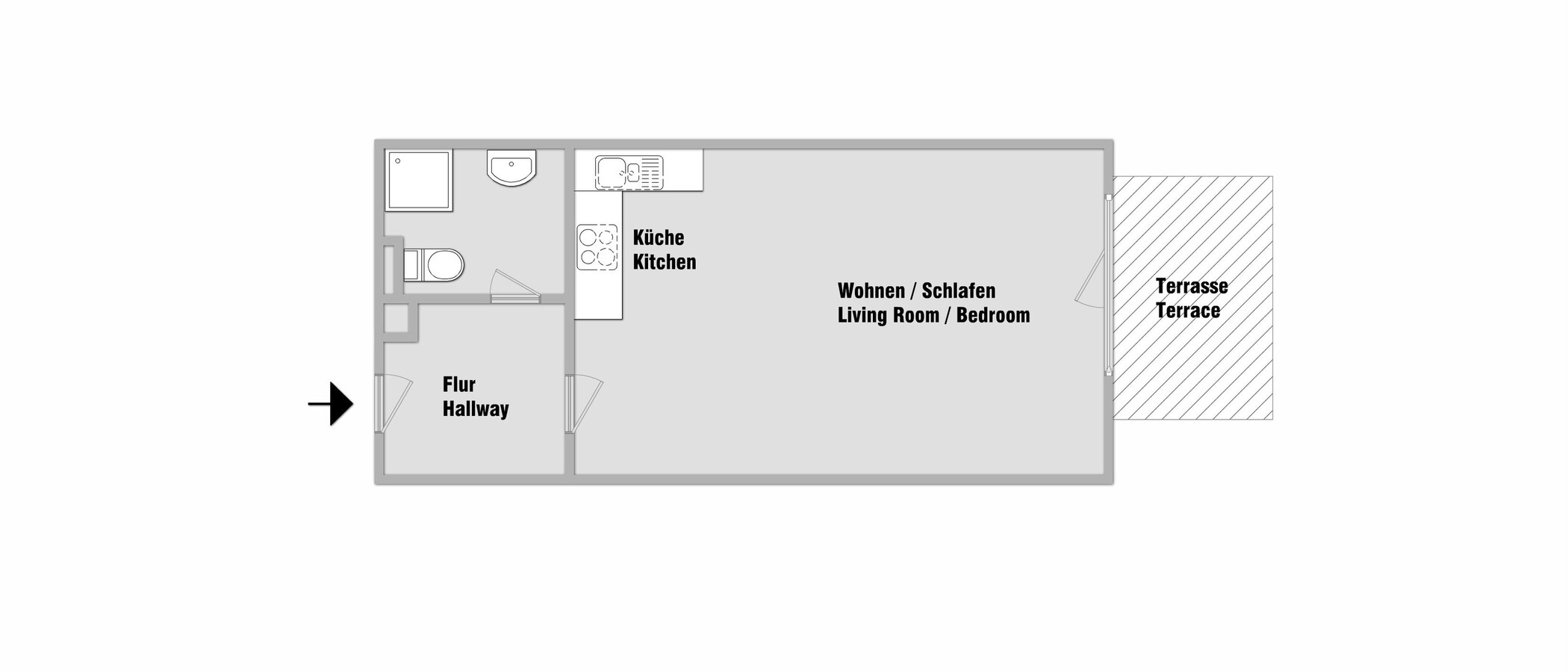 квартира München Schwabing-Georgenschwaige 01 план этажа 10584