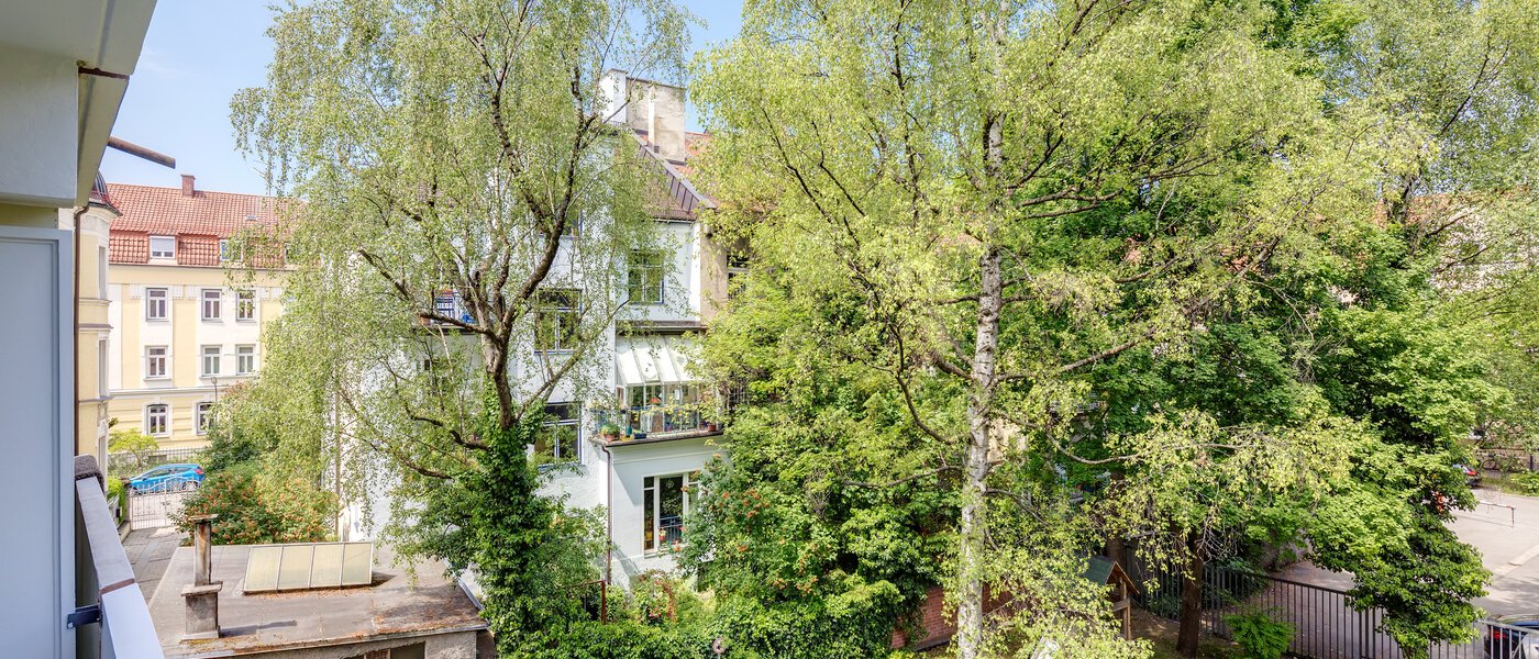 квартира München Neuhausen 02 вид из окна 10591