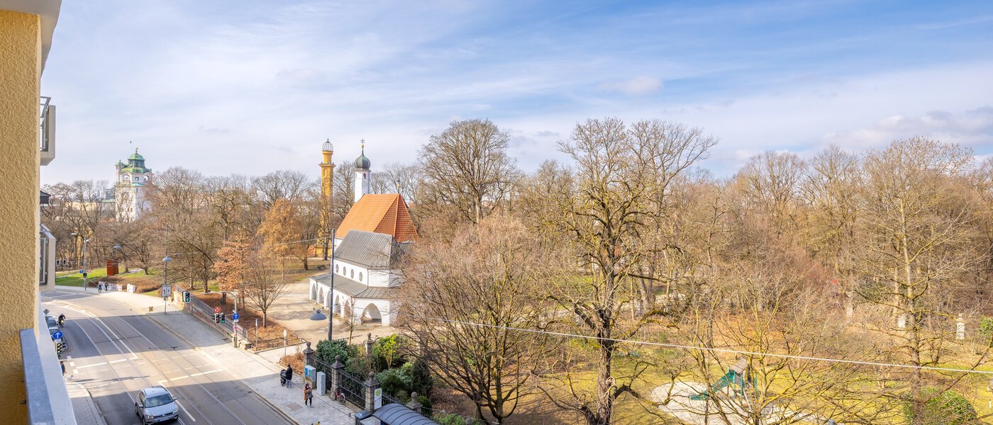 квартира München Haidhausen 02 вид из окна 10594