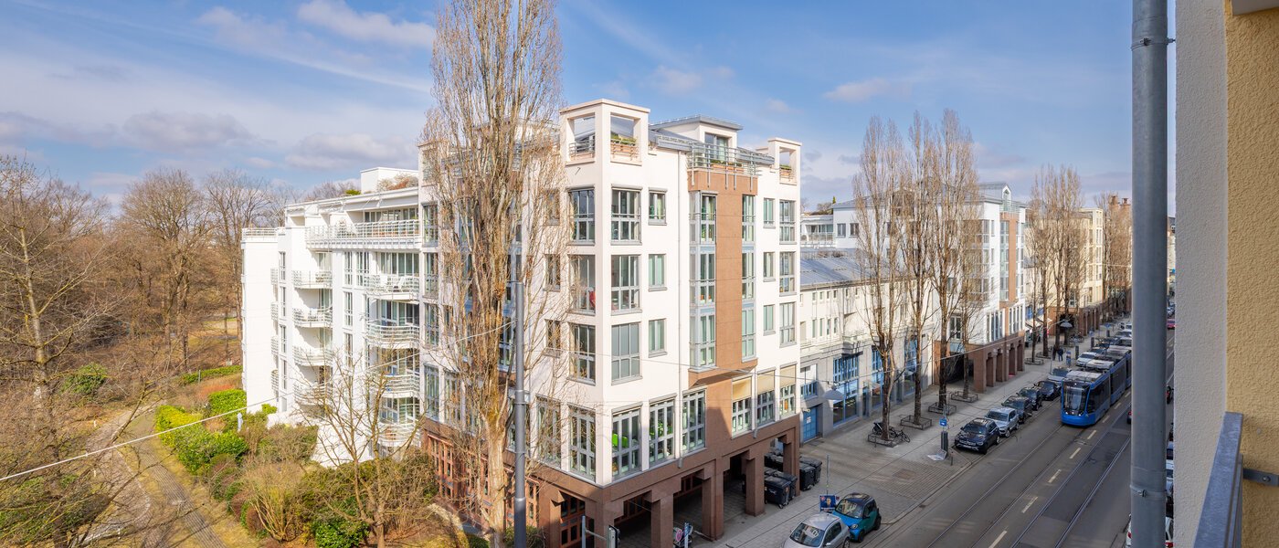 квартира München Haidhausen 03 вид из окна 10594