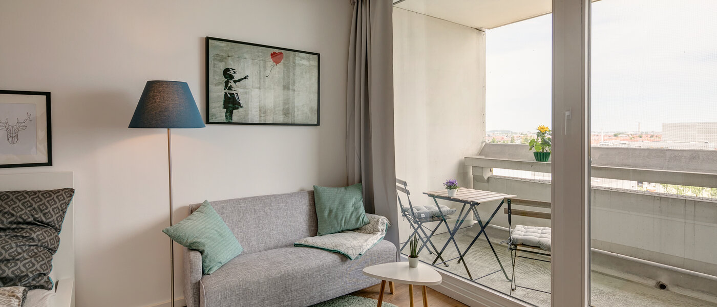 квартира München Olympiadorf 02 гостиная 10605