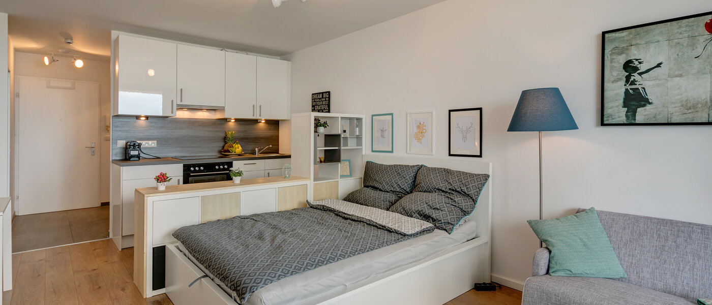 квартира München Olympiadorf 03 гостиная 10605