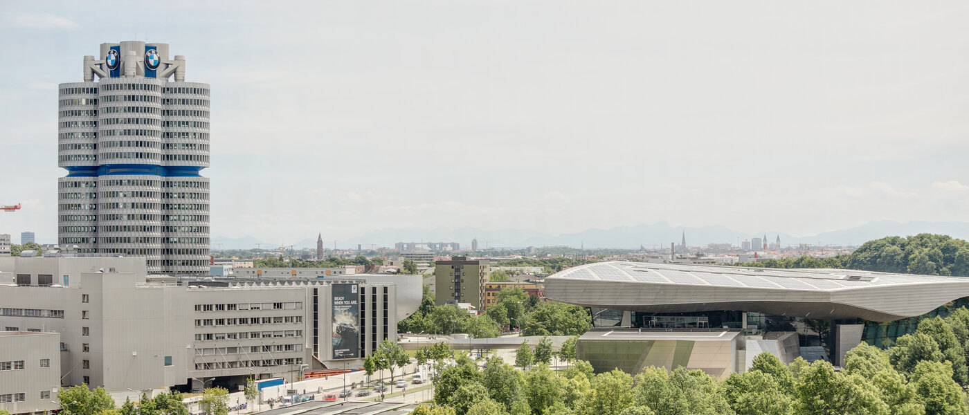 квартира München Olympiadorf 02 вид из окна 10605