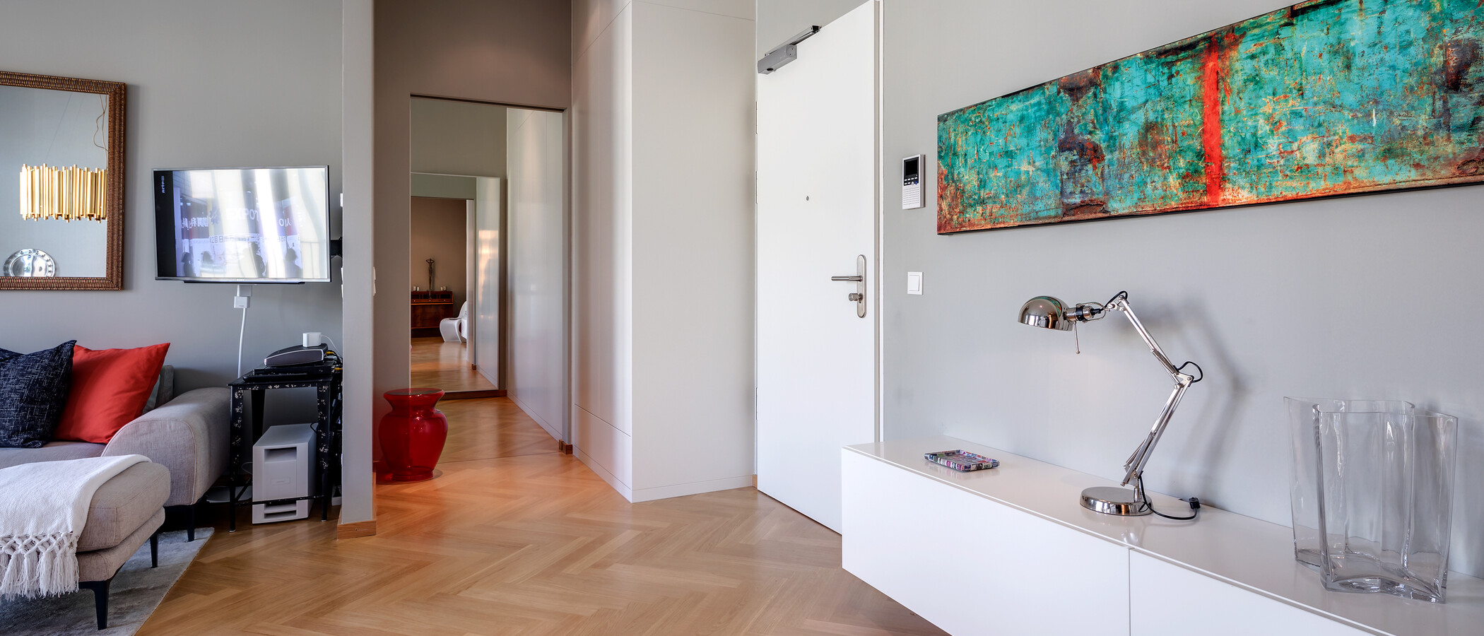 квартира München Schwabing 04 гостиная 10614