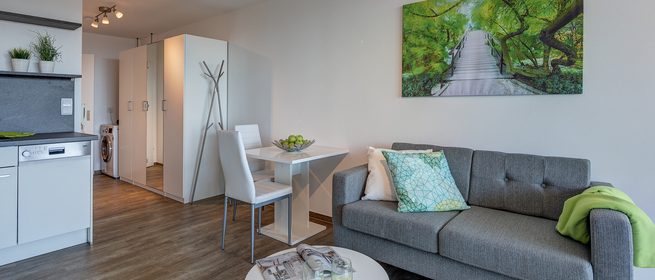 квартира München Neuperlach 03 гостиная 10620