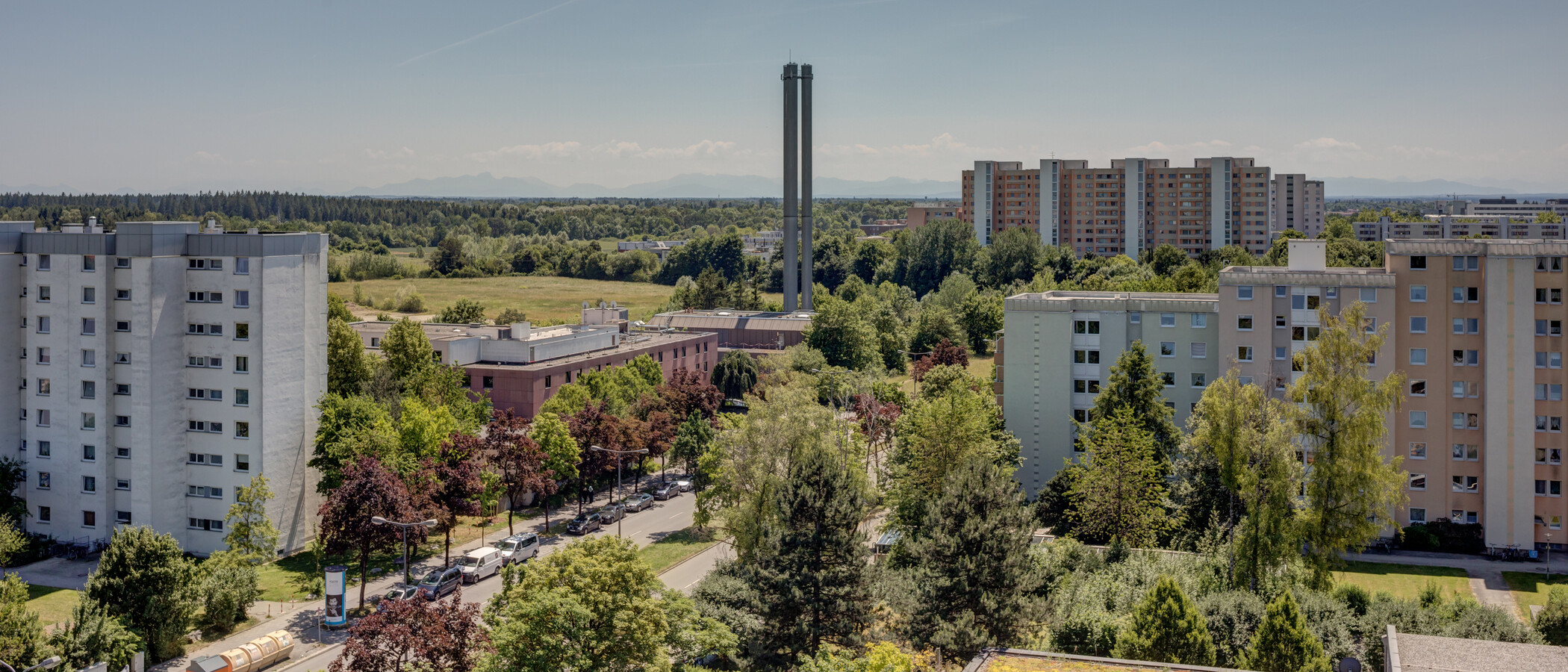 квартира München Neuperlach 01 вид из окна 10620