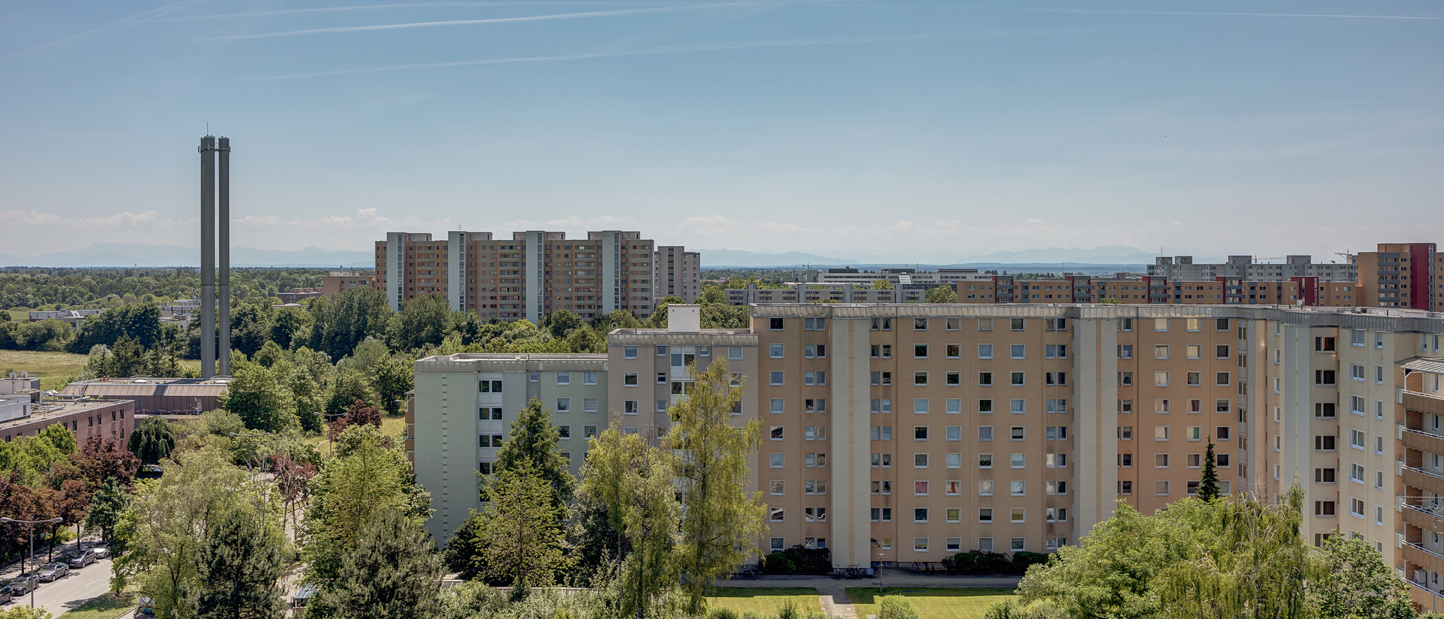 квартира München Neuperlach 02 вид из окна 10620