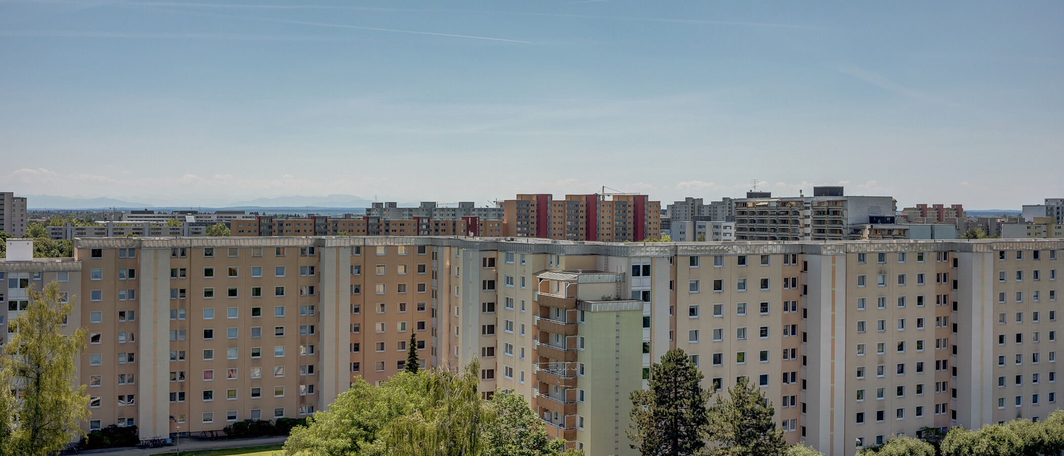 квартира München Neuperlach 03 вид из окна 10620