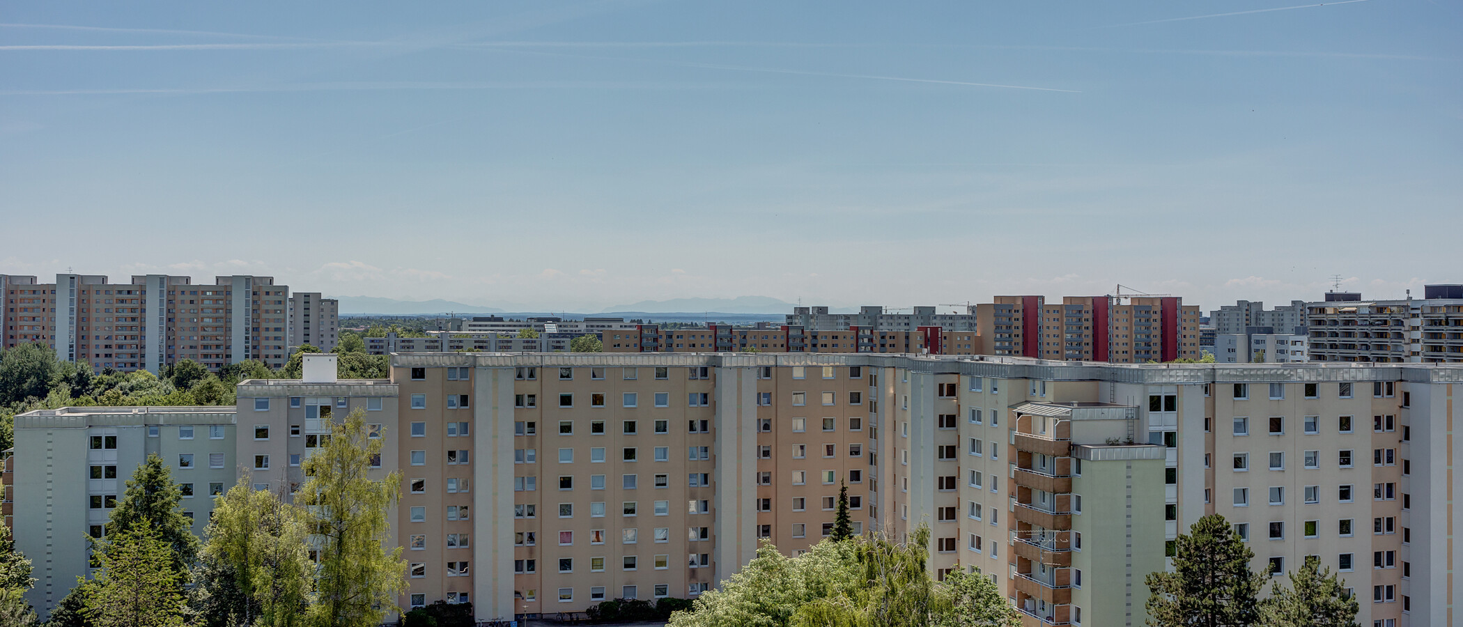 квартира München Neuperlach 04 вид из окна 10620