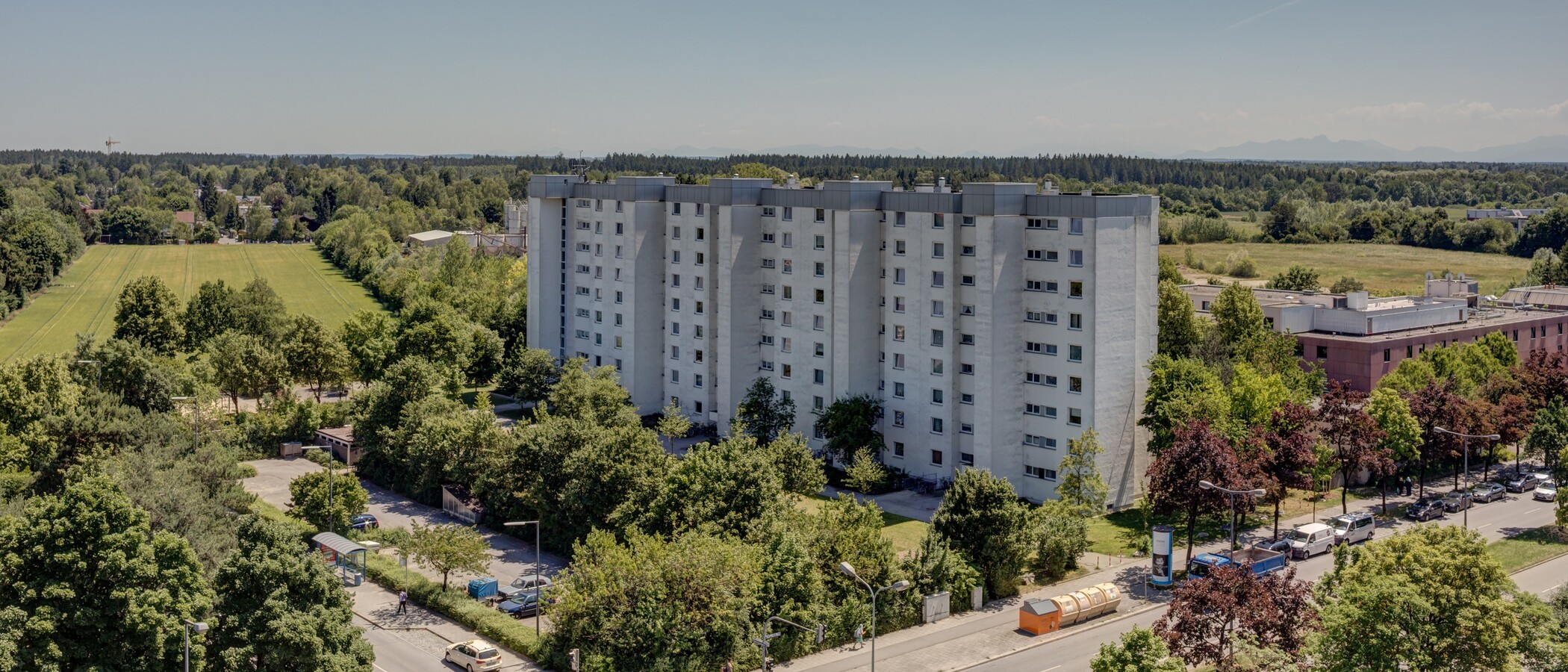 квартира München Neuperlach 05 вид из окна 10620