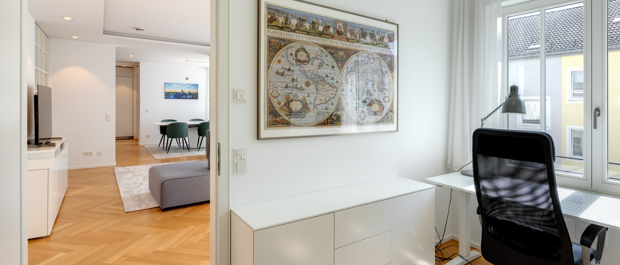 квартира München Nymphenburg 02 рабочий кабинет 10628