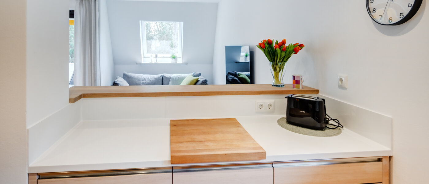 мансардная квартира München Trudering 02 кухня 10634