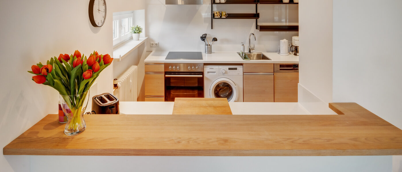 мансардная квартира München Trudering 03 кухня 10634