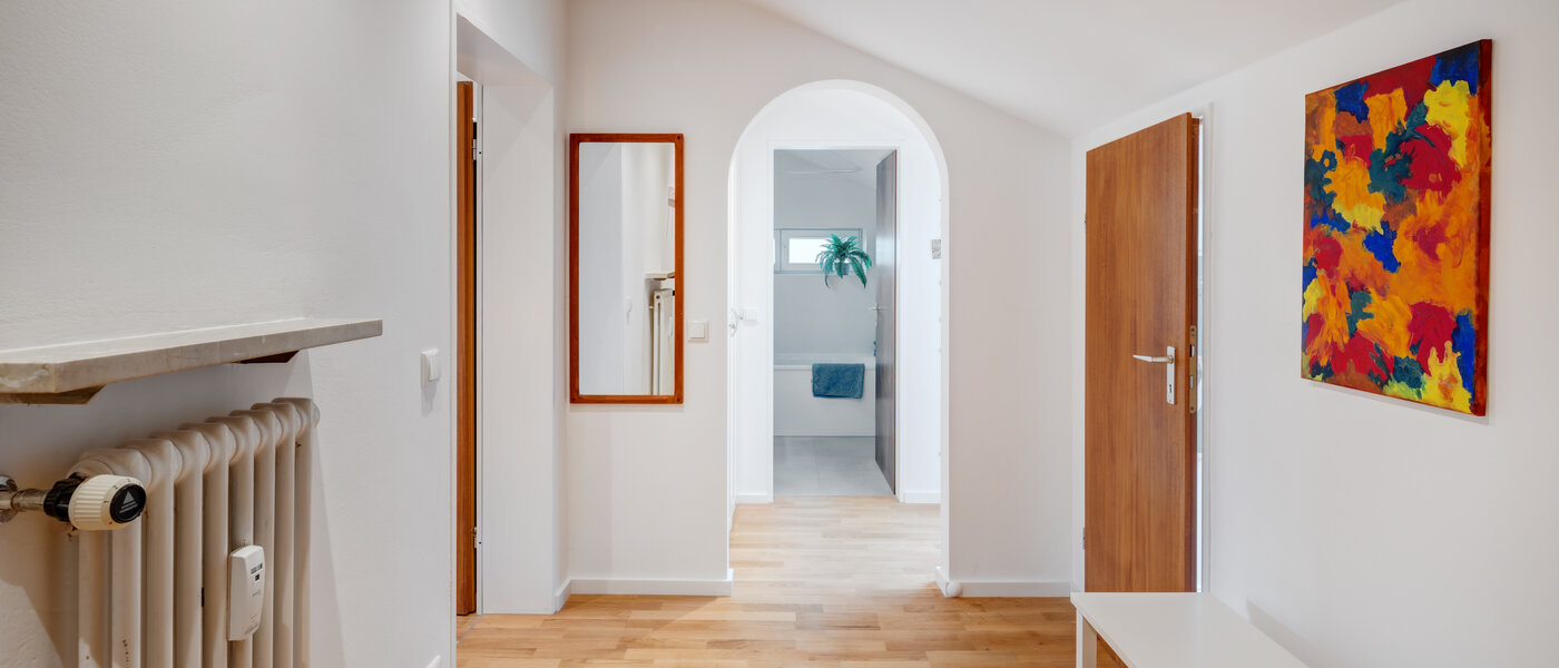 мансардная квартира München Trudering 02 коридор 10634