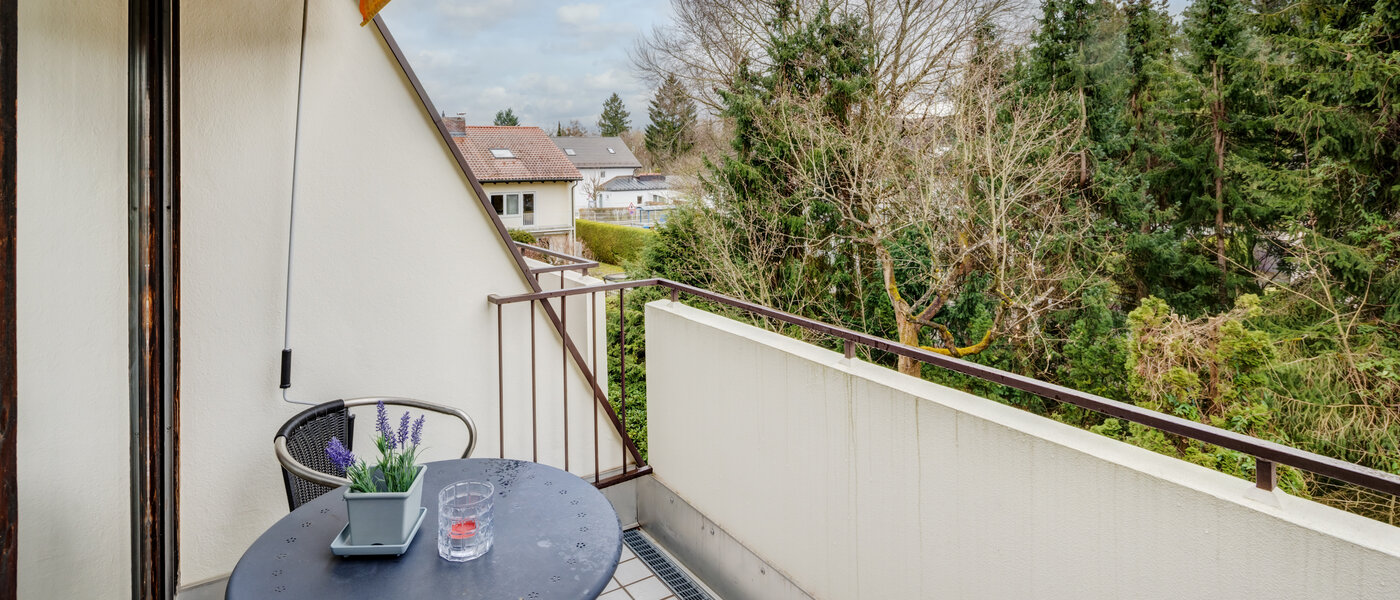 мансардная квартира München Trudering 01 балкон 10634