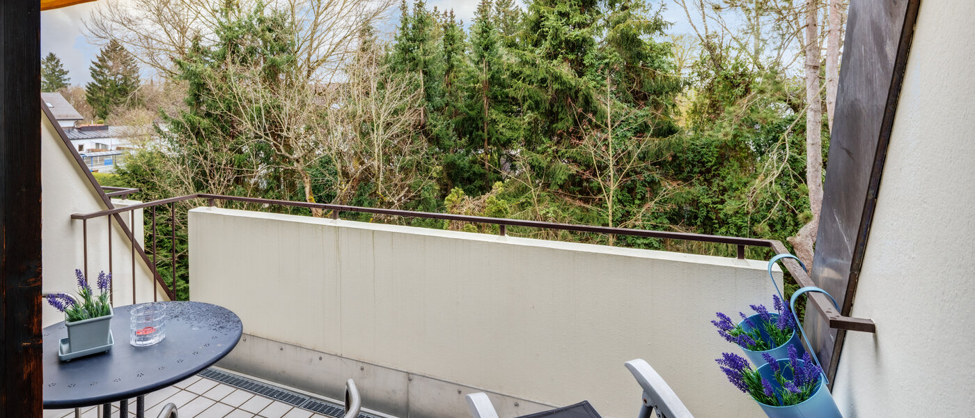 мансардная квартира München Trudering 02 балкон 10634