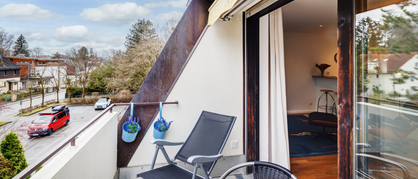мансардная квартира München Trudering 03 балкон 10634
