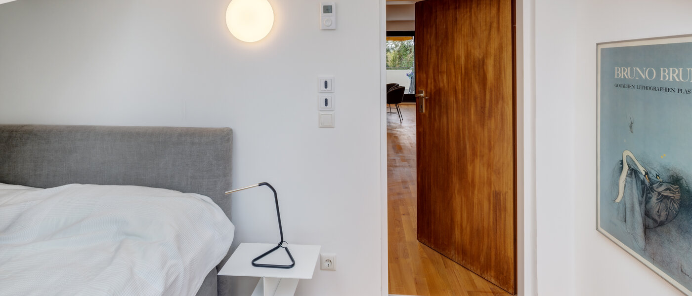 мансардная квартира München Trudering 03 спальная комната 10634