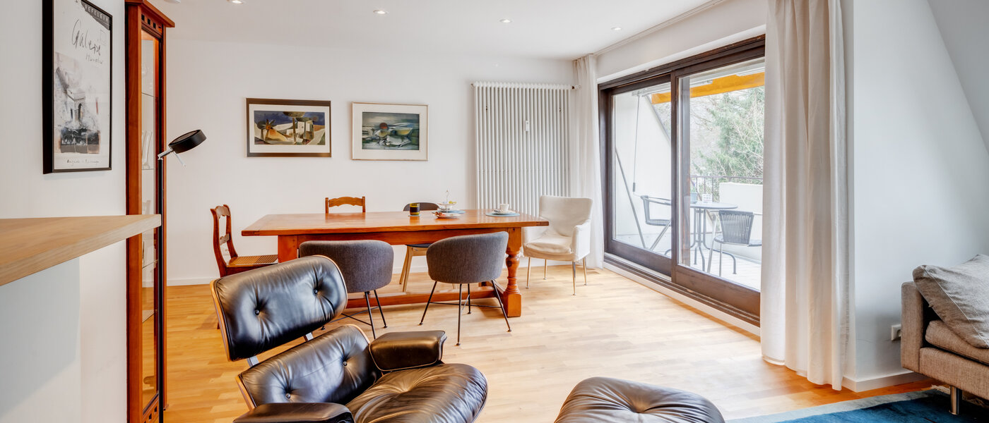 мансардная квартира München Trudering 04 жилое пространство 10634