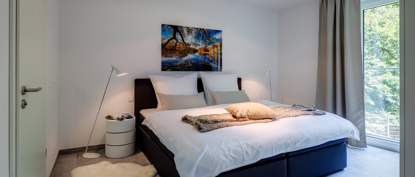 квартира München Bogenhausen 01 спальная комната 10643