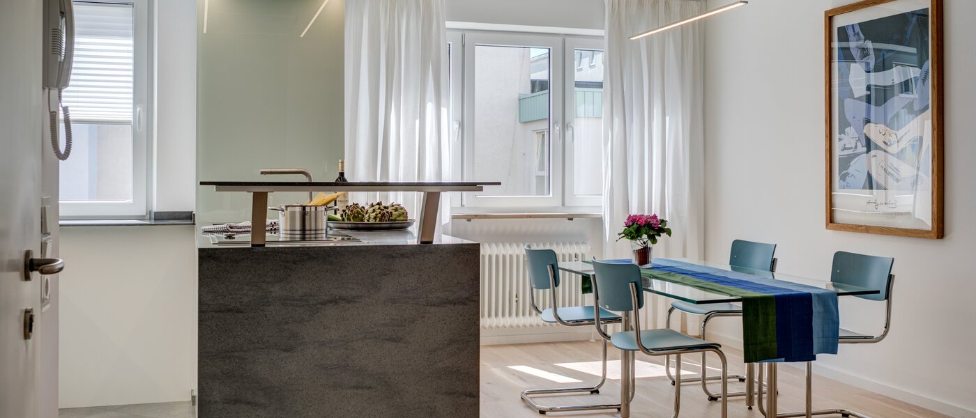 квартира München Schwabing-West 01 кухня 10645