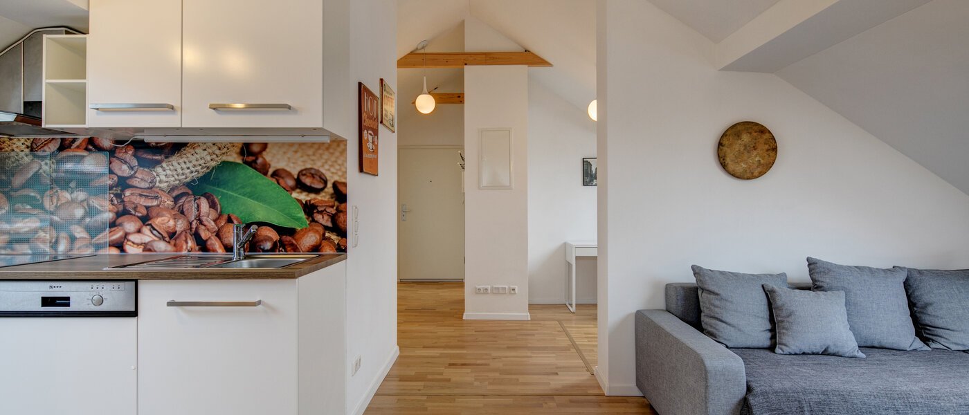 мансардная квартира Eching 05 гостиная 10655