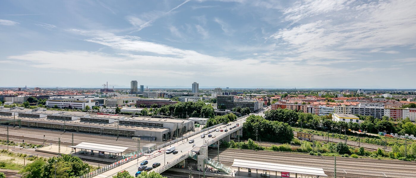 квартира München Nymphenburg 01 вид из окна 10684