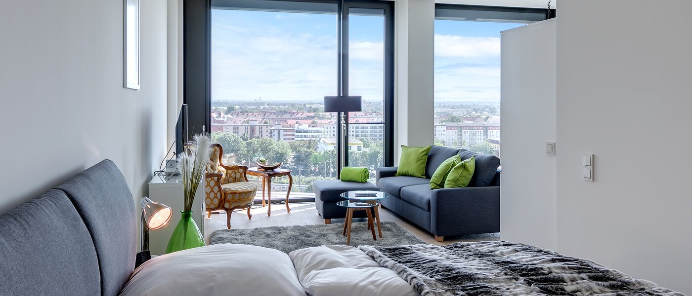 квартира München Nymphenburg 01 спальная 10688