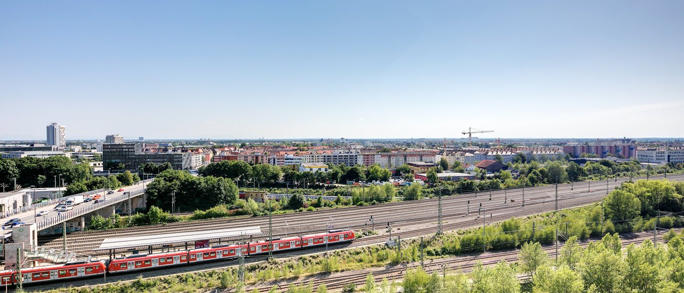 квартира München Nymphenburg 02 вид из окна 10688