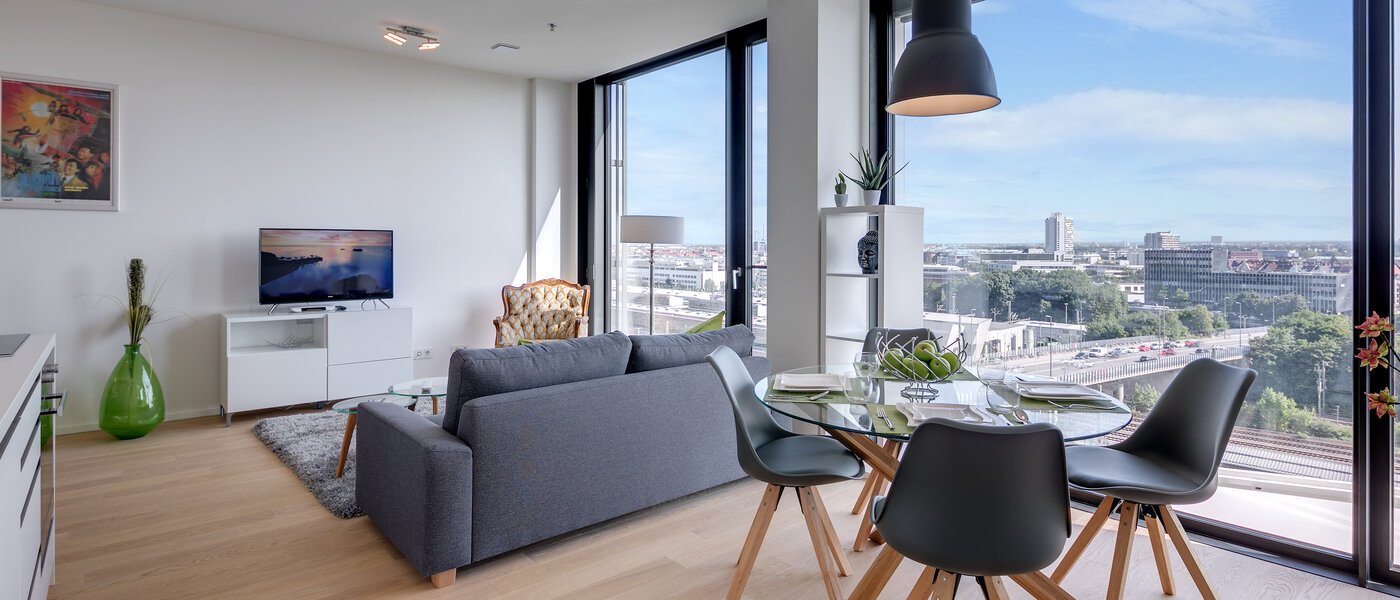 квартира München Nymphenburg 02 гостиная 10689