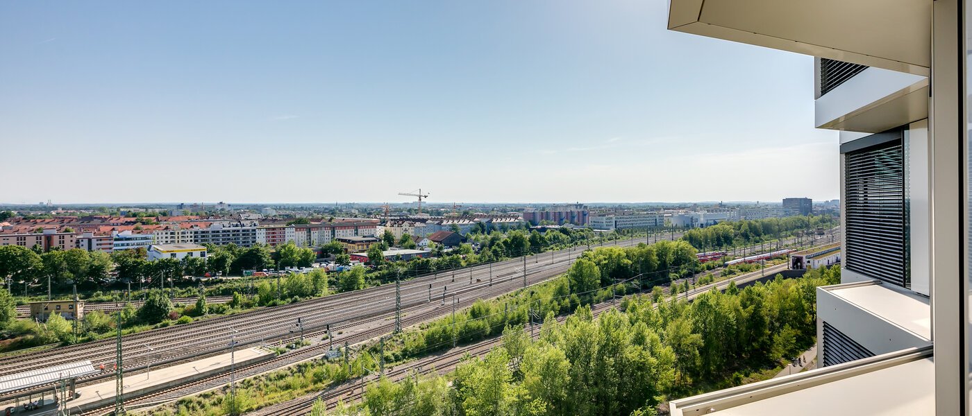 квартира München Nymphenburg 02 вид из окна 10689