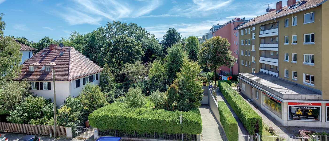 квартира München Milbertshofen 01 вид из окна 10709