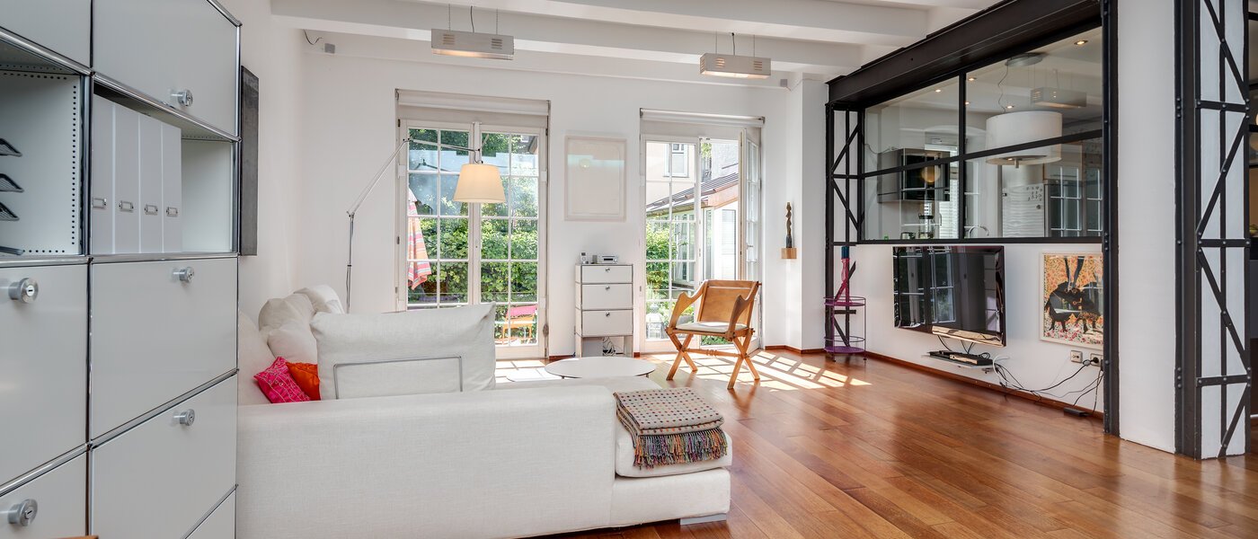 двухэтажная квартира München Isarvorstadt 02 гостиная 10712