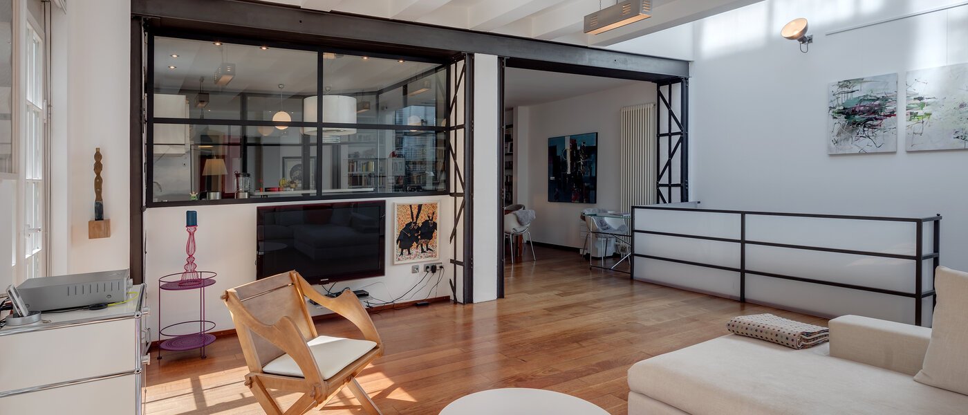 двухэтажная квартира München Isarvorstadt 03 гостиная 10712