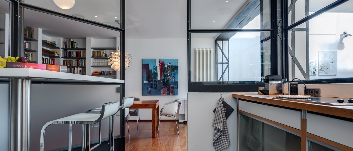 двухэтажная квартира München Isarvorstadt 01 кухня 10712