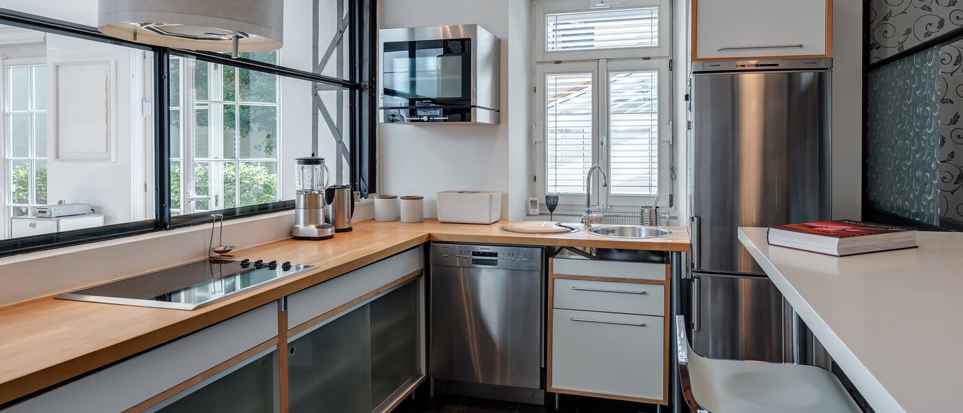 двухэтажная квартира München Isarvorstadt 03 кухня 10712