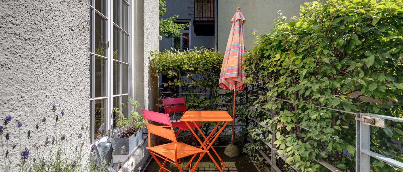 двухэтажная квартира München Isarvorstadt 02 балкон 10712