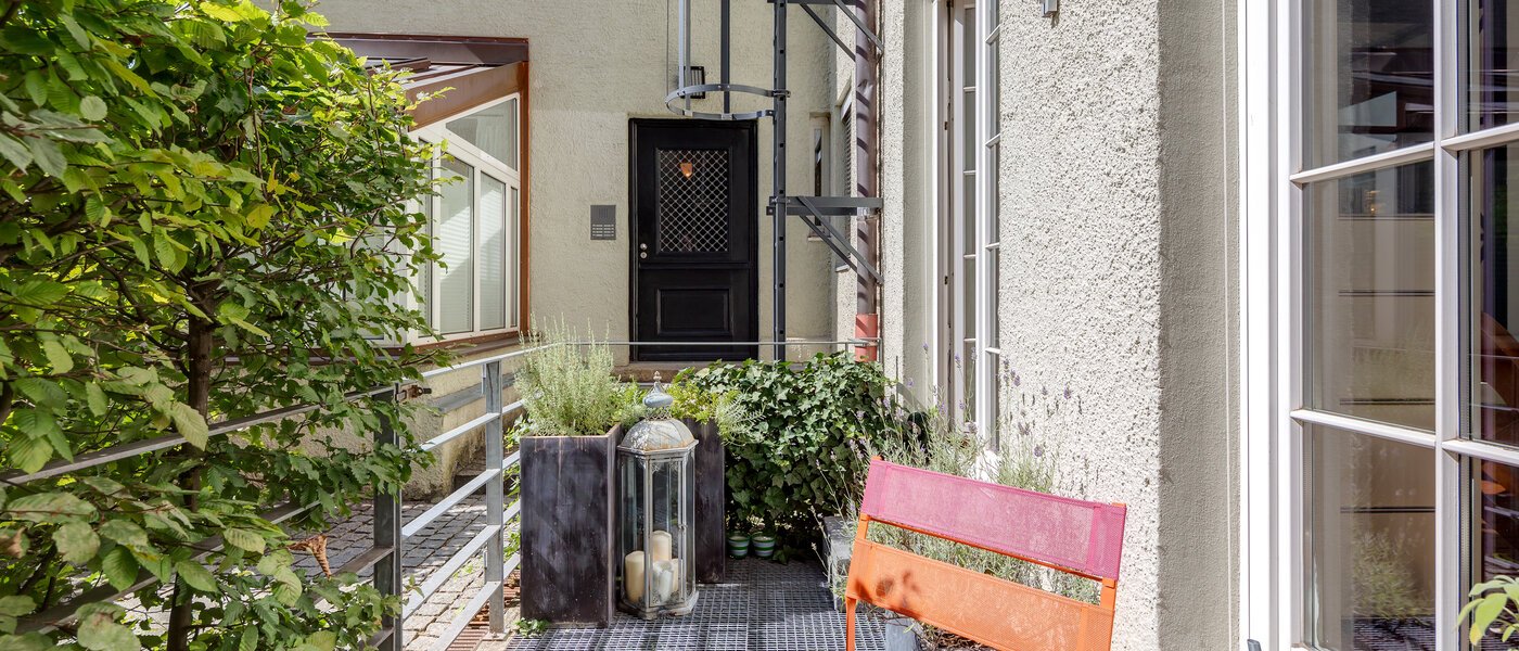 двухэтажная квартира München Isarvorstadt 03 балкон 10712