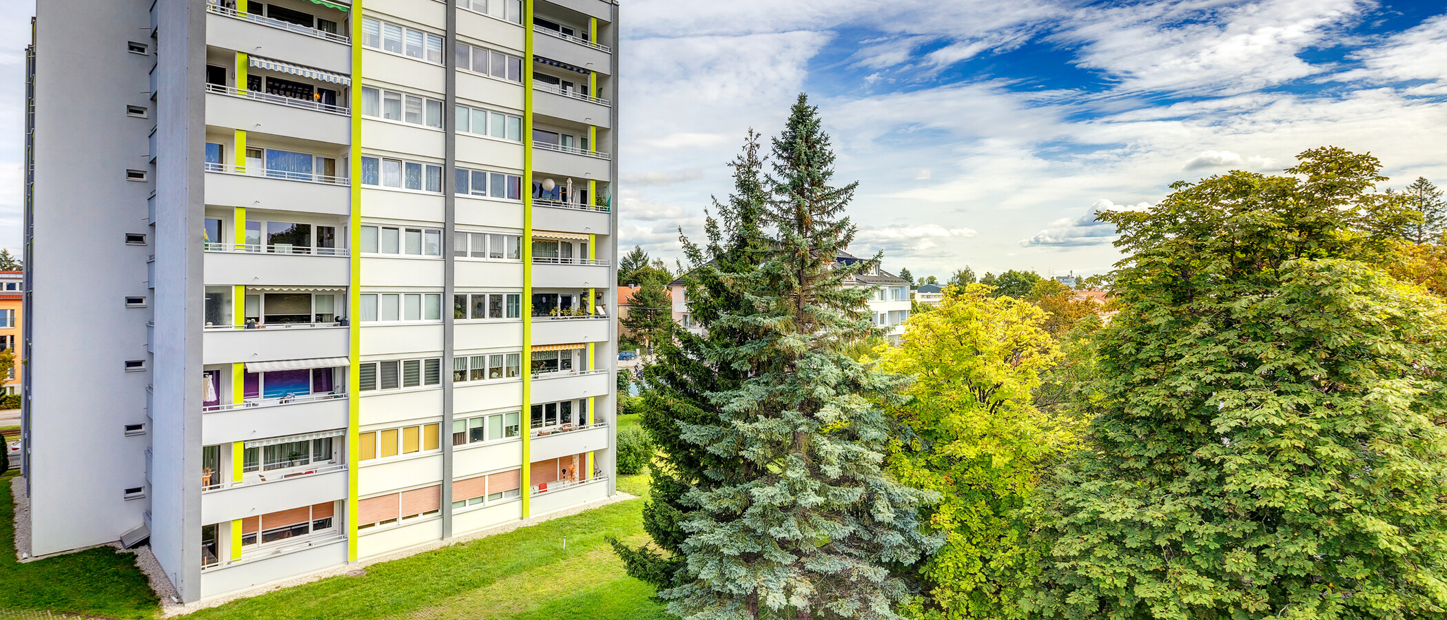 квартира München Berg am Laim 03 вид из окна 10726