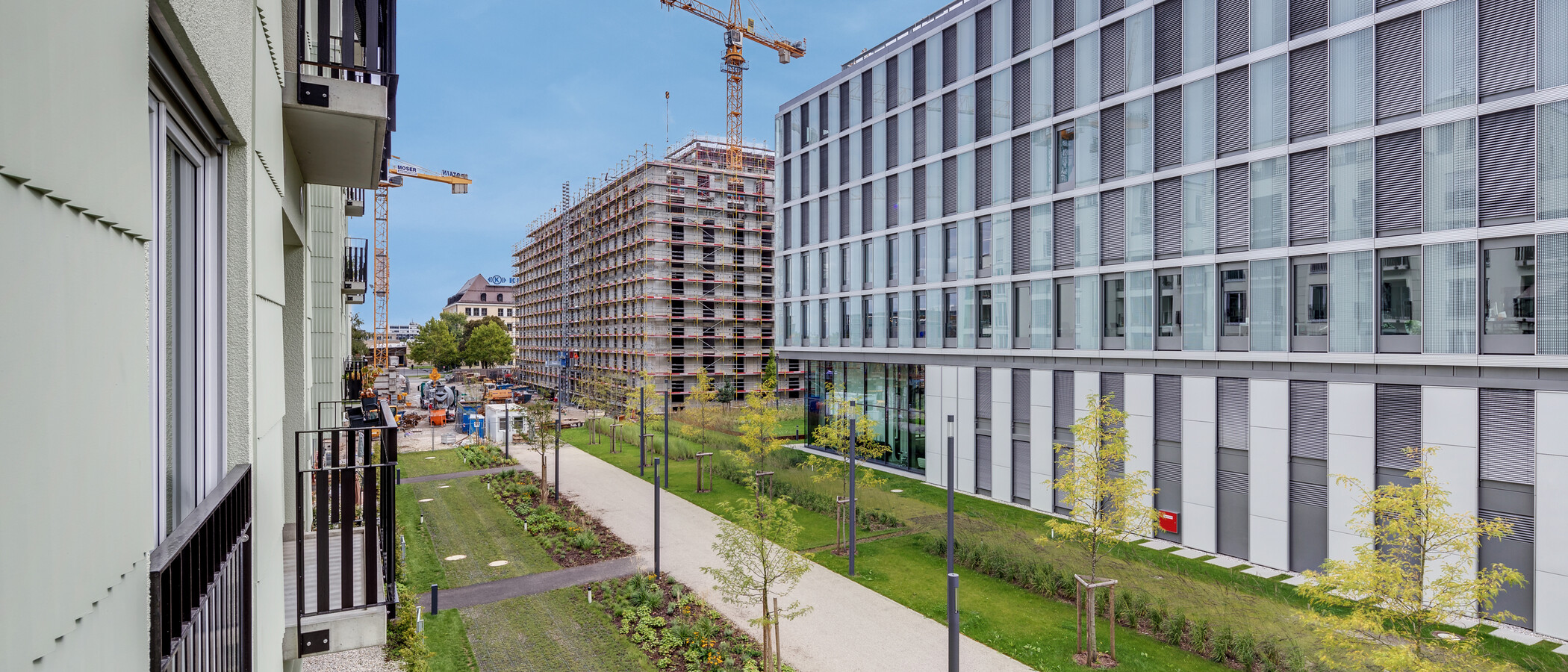 квартира München Milbertshofen 02 вид из окна 10739