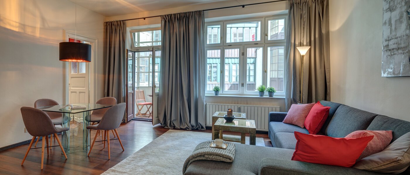 квартира München Lehel 03 гостиная 10748