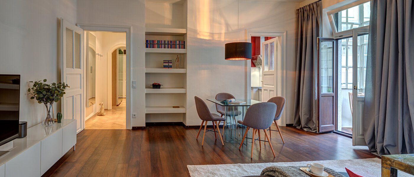 квартира München Lehel 04 гостиная 10748