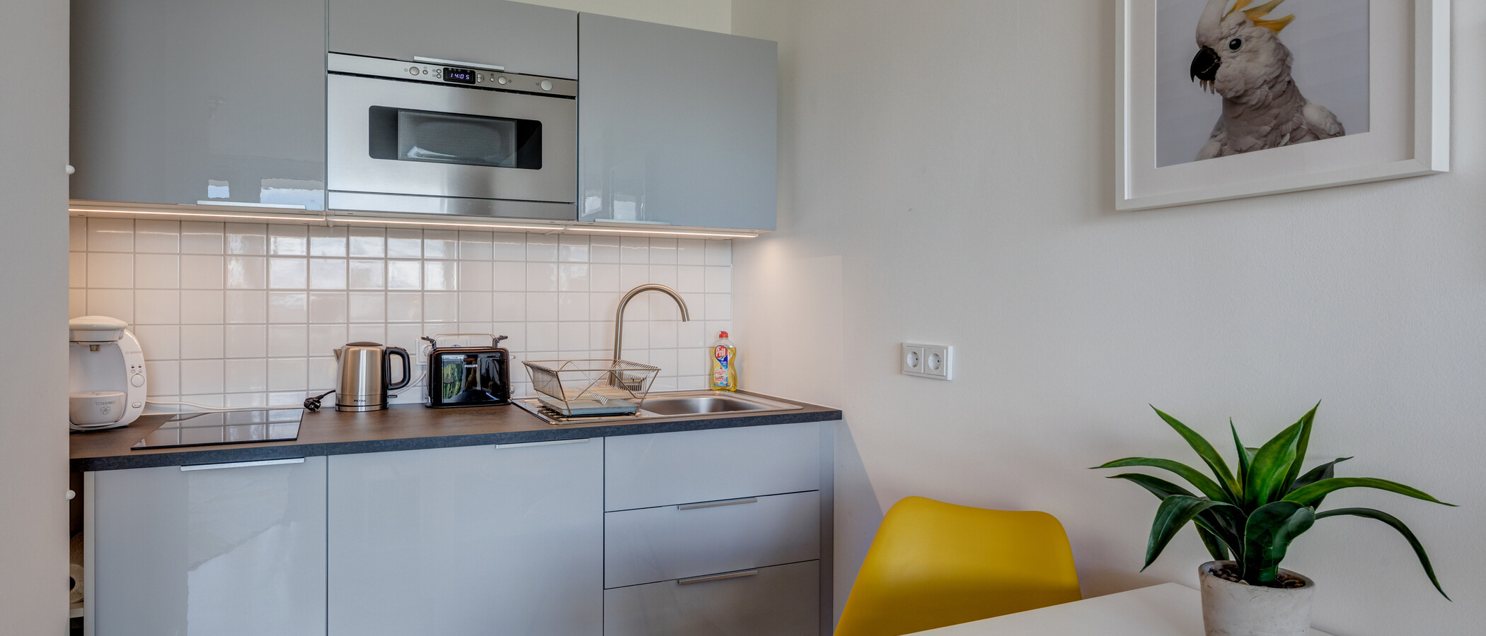 квартира München Schwabing-Nord (zw. Leopoldstraße & Englischen Garten) 01 кухня 10753