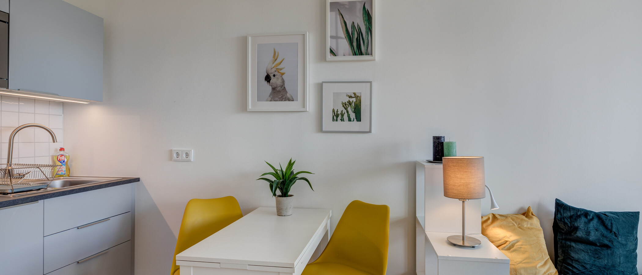 квартира München Schwabing-Nord (zw. Leopoldstraße & Englischen Garten) 02 кухня 10753