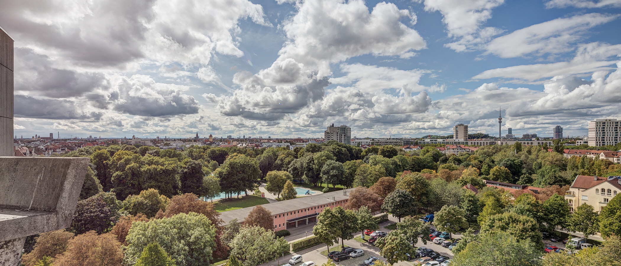 квартира München Schwabing-Nord (zw. Leopoldstraße & Englischen Garten) 02 вид из окна 10753